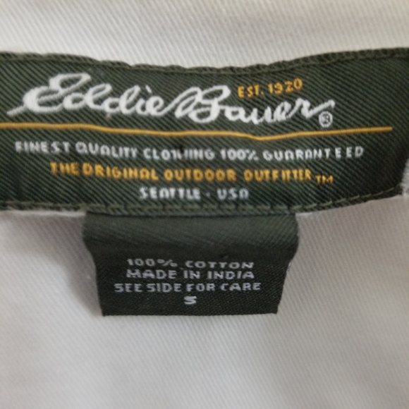 Eddie Bauer Ivory/Cream Twill Jacket Blazer - Picture 4 of 9
